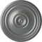 Ekena Millwork Reece Ceiling Medallion (Fits Canopies up to 6 3/4"), Hand-Painted Platinum, 21"OD x 1 1/4"P CM21REPLS - alternate 1